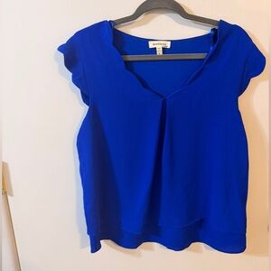 Monteau Women's Royal Blue Blouse